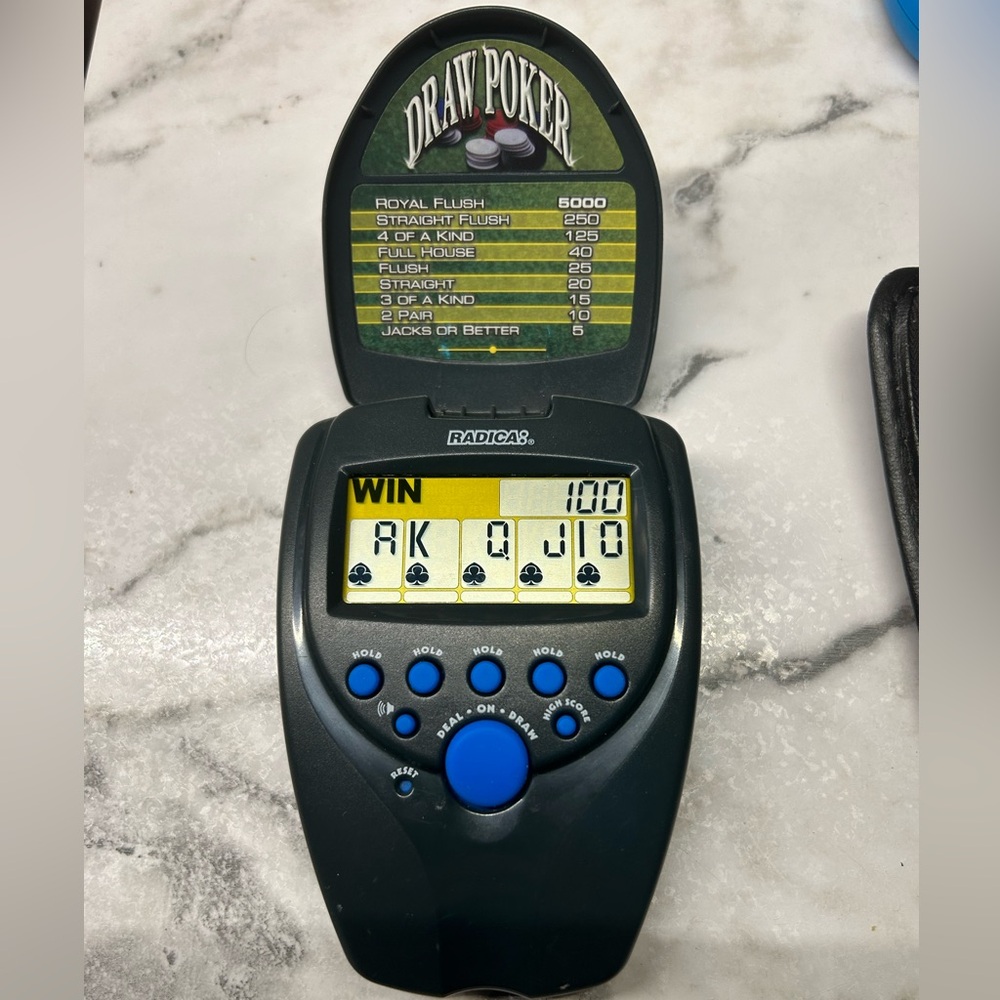 Draw Poker Radica hand held game
